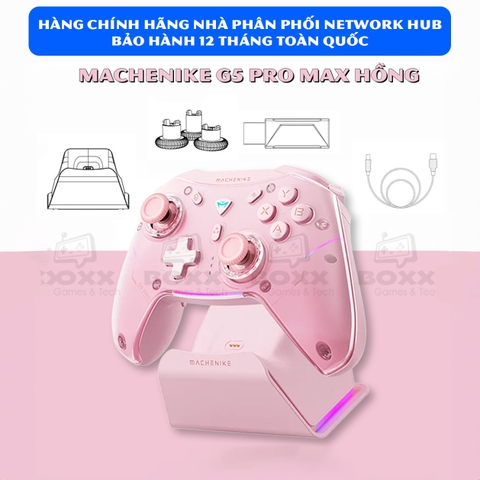 Tay cầm chơi game MACHENIKE G5 Pro Phím cơ, Hall Effect, Macro cho Nintendo Switch, PC, Laptop, Steam Deck