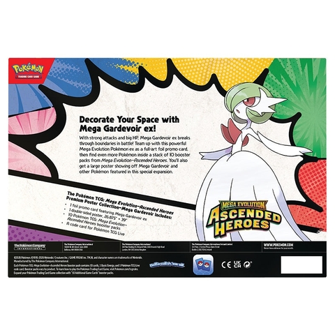Pokemon TCG: Mega Evolution - Ascended Heroes Premium Poster Collection - Mega Gardevoir