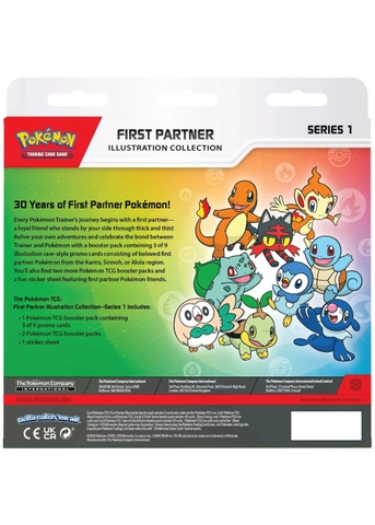 Pokemon TCG First Partner Illustration Collection Series 1 full box