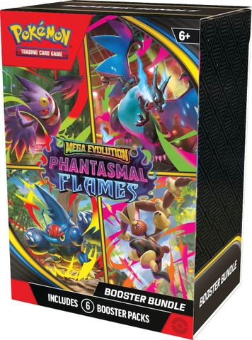 Hộp Pokemon Phantasmal Flames Booster Bundle gồm 6 pack