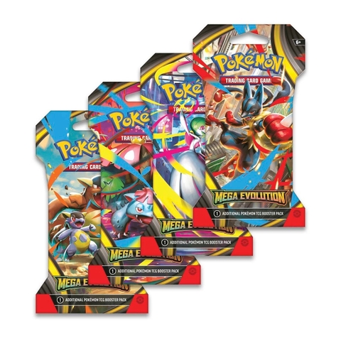 Pokemon Mega Evolution Sleeved Booster Pack full pack