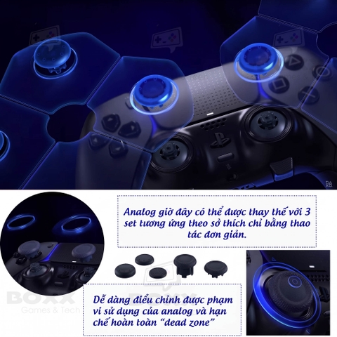Cò bấm điều chỉnh Trigger Stop tay cầm PS5 DualSense Edge Midnight Black