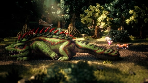 Rừng rậm thiên nhiên và hành trình phiêu lưu Octopath Traveler