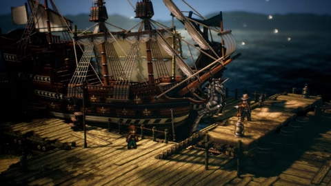 Thành phố cảng và các công trình tráng lệ Octopath Traveler
