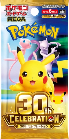 Mặt trước hộp Pokémon TCG 30th Celebration M6a