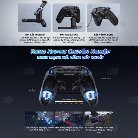 Banner tương thích và kết nối tay cầm EasySMX X20 Pro Wireless Gaming Controller