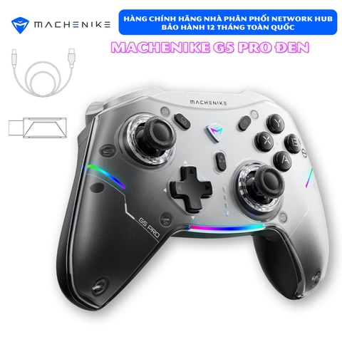 Tay cầm chơi game MACHENIKE G5 Pro Phím cơ, Hall Effect, Macro cho Nintendo Switch, PC, Laptop, Steam Deck