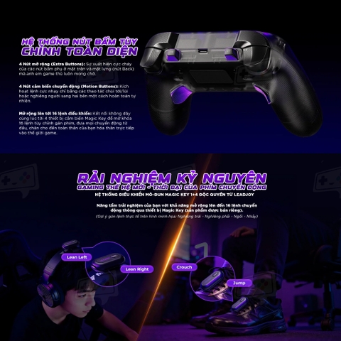 Tay Cầm Chơi Game LeadJoy Saber Plus