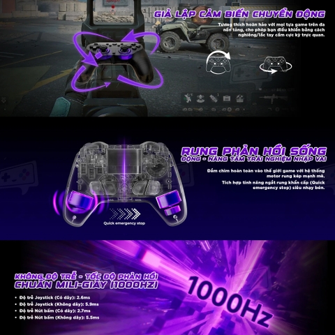 Tay Cầm Chơi Game LeadJoy Saber Plus