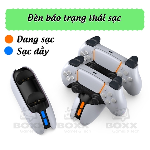 Đế sạc tay cầm PS5, Dock sạc tay cầm PS5 DualSense - PlayStation 5 Dobe