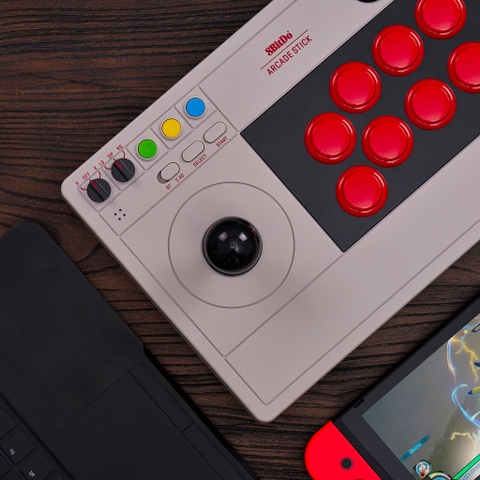 8bitdo arcade stick nintendo switch pc android chính hãng