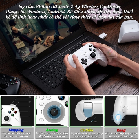 Tay cầm 8BitDo Ultimate 2.4G Wireless Controller