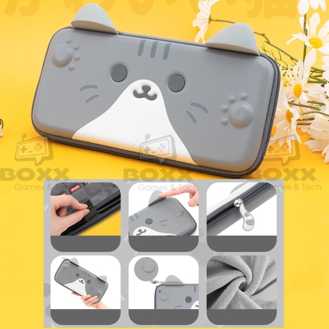 Túi đựng máy Nintendo Switch Oled, V1, V2 chính hãng GeekShare Chó Shiba