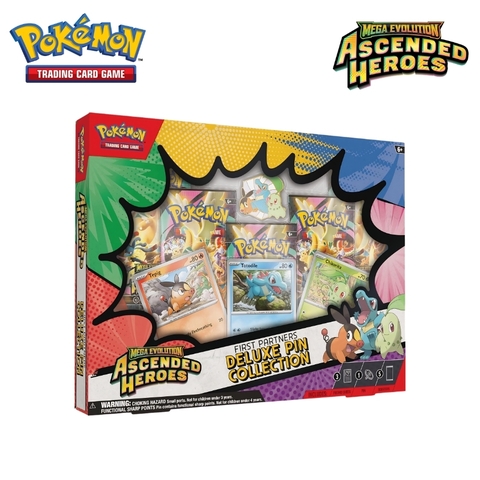Pokemon TCG: Mega Evolution - Ascended Heroes First Partners Deluxe Pin Collection