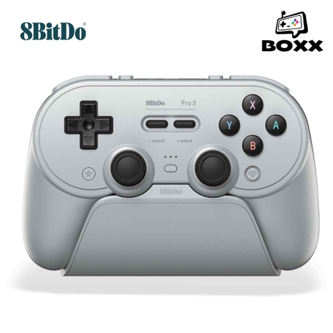 Tay cầm 8BitDo Pro 3 Bluetooth Gamepad Kèm Dock Sạc, TMR Joysticks, Macro
