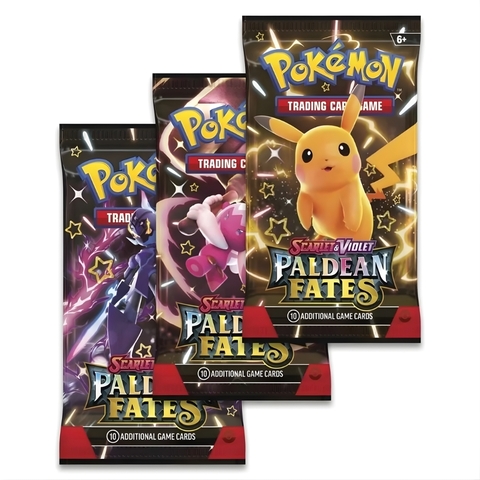 pokemon scarlet violet paldean fates sticker collection