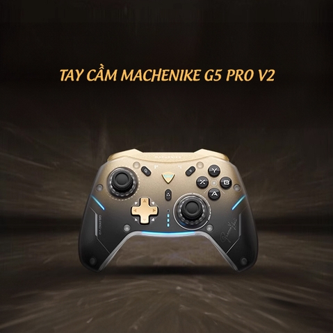 Tay cầm chơi game MACHENIKE G5 Pro Phím cơ, Hall Effect, Macro cho Nintendo Switch, PC, Laptop, Steam Deck