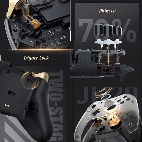 Tay cầm chơi game MACHENIKE G5 Pro Phím cơ, Hall Effect, Macro cho Nintendo Switch, PC, Laptop, Steam Deck