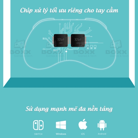 Tay cầm GuliKit Elves Pro Controller cho Nintendo Switch, PC, Điện thoại