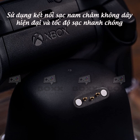 Dock sạc cho tay cầm Xbox One S, Xbox Series X kèm adapter và pin sạc chính hãng 8Bitdo