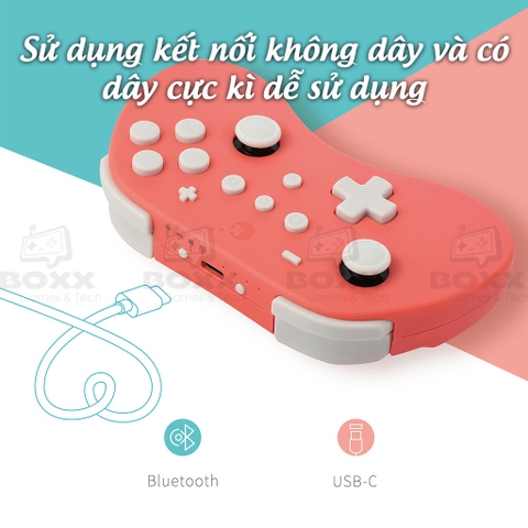 Tay cầm GuliKit Elves Pro Controller cho Nintendo Switch, PC, Điện thoại