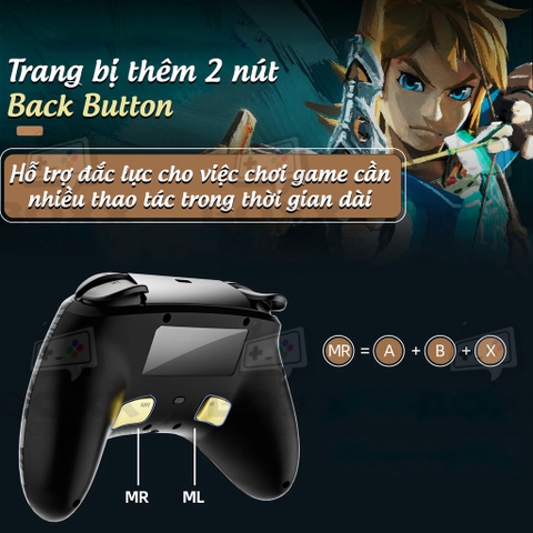 Tay cầm IINE Ares Mecha Wireless Pro Controller - Nintendo Switch