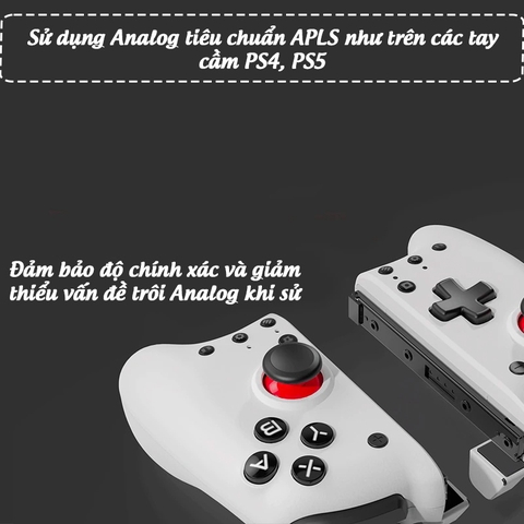 Tay cầm MOBAPAD M6 cho Nintendo Switch, Nintendo Switch Oled, Split Pad phím cơ