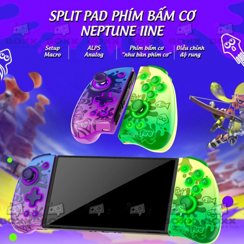 Tay cầm IINE Nintendo Switch Neptune Mechanical Joypad, Split Pad chính hãng IINE