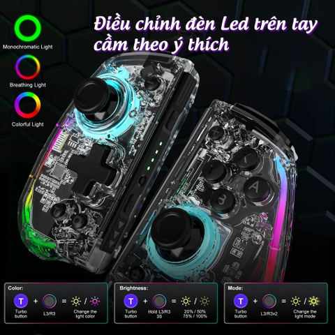 Tay cầm Nintendo Switch IINE Elite Plus Joypad, Split Pad chính hãng IINE