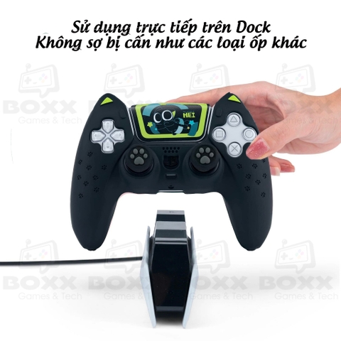 Bọc silicone tay cầm PS5 Dualsense, ốp silicone tay cầm PS5 chính hãng GeekShare