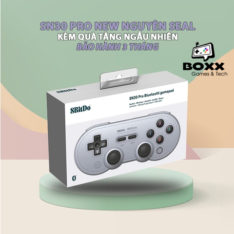 Tay cầm chơi game bluetooth 8Bitdo SN30 Pro Jade Green - Dùng cho Nintendo Switch, Windows, Điện Thoại