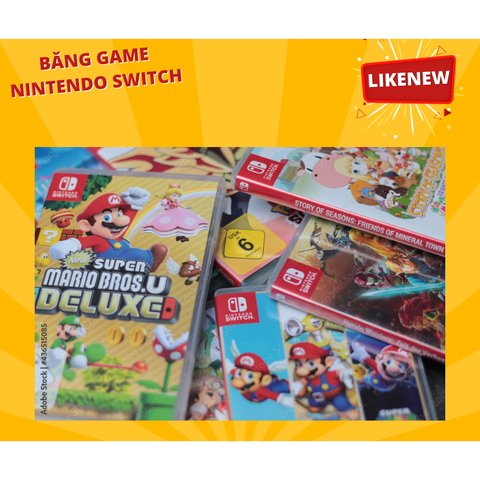 Băng Game Nintendo Switch Like New, Game Nintendo Switch 2ND đầy đủ box