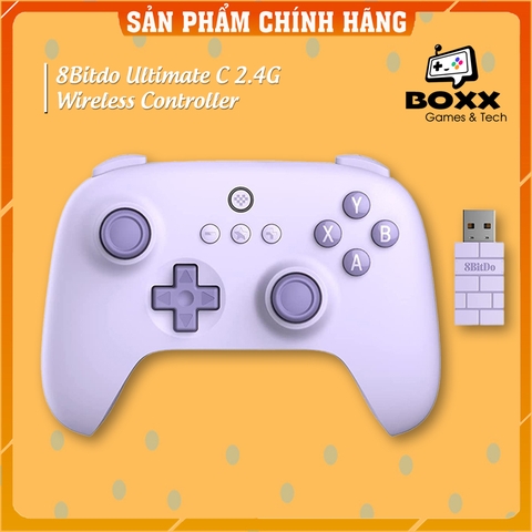 Tay cầm 8BitDo Ultimate C 2.4G Wireless Controller kèm USB Receiver