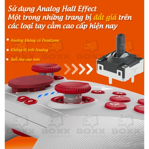 Tay cầm chơi game MOBAPAD CHITU HD phím cơ, Analog Hall Effect cho Nintendo Switch, Windows