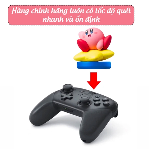 Mô hình Amiibo Kirby chính hãng Nintendo Switch