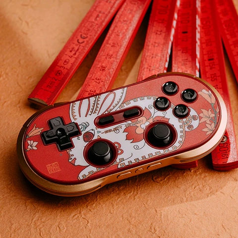 Tay cầm chơi game 8Bitdo N30 Pro 2 Year Of The Rabbit cho Nintendo Switch, Máy Tính, Điện Thoại