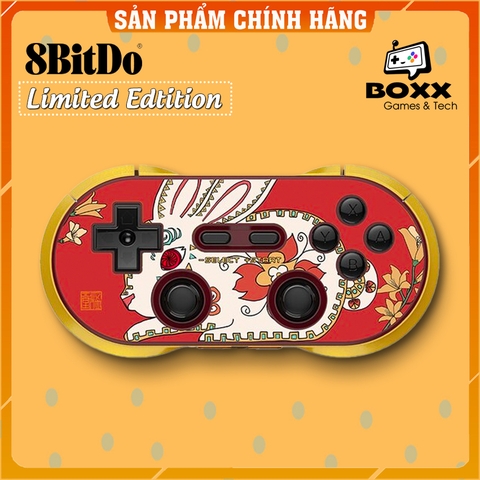 Tay cầm chơi game 8Bitdo N30 Pro 2 Year Of The Rabbit cho Nintendo Switch, Máy Tính, Điện Thoại