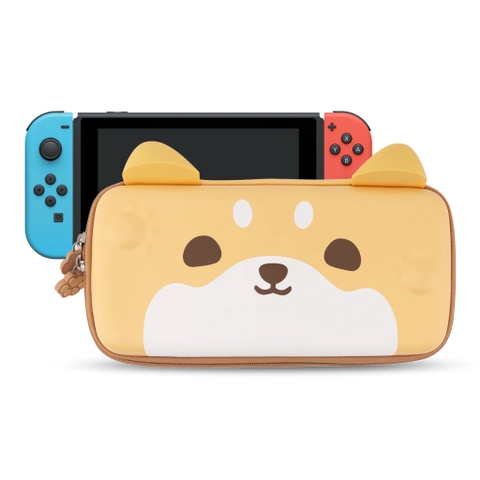 Túi đựng máy Nintendo Switch Oled, V1, V2 chính hãng GeekShare Chó Shiba