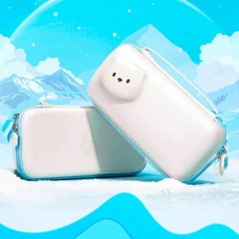 Túi đựng máy Nintendo Switch Oled, V1, V2 chính hãng GeekShare Chó Shiba