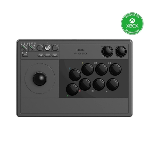 Bàn chơi game 8Bitdo Arcade Stick cho Xbox Series X, Xbox One, Windows 10 - Black Edition