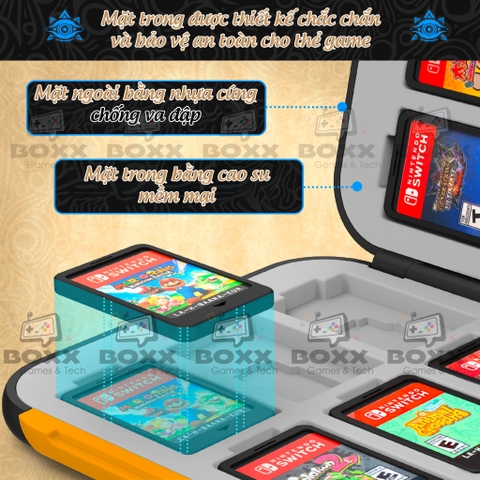 Hộp đựng băng game Nintendo Switch chính hãng IINE