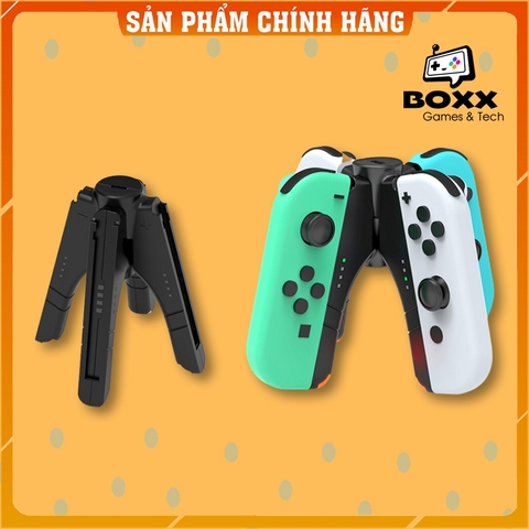 Grip Sạc Joy Con chữ V set 2 cái cho Nintendo Switch chính hãng Dobe