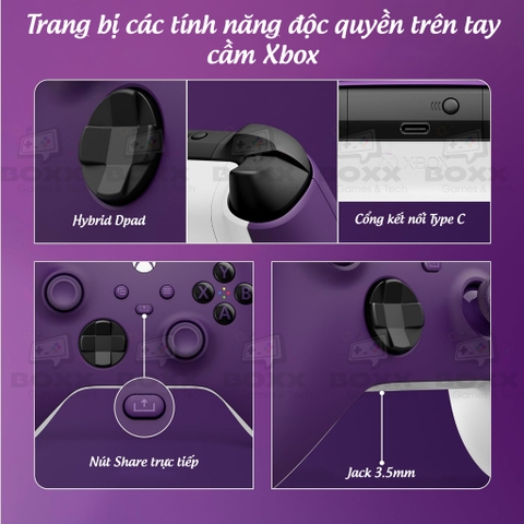 Tay cầm xbox series x phiên bản màu Astral Purple