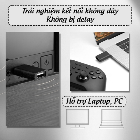 USB Goku Wireless Adapter GuliKit Dùng cho tay cầm GuliKit, Xbox One S, Xbox Series X, PS4, PS5