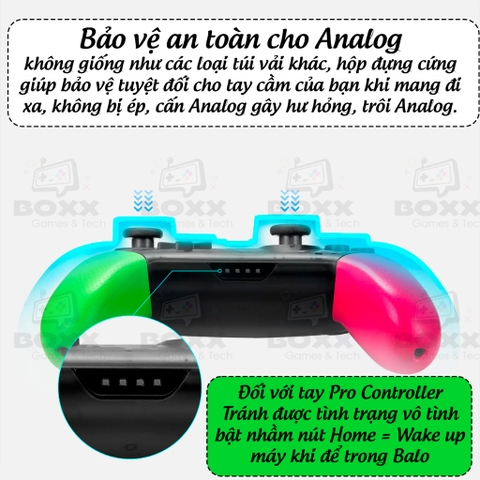 Hộp đựng bảo vệ tay cầm chơi game PS4, PS5, Xbox, Pro Controller
