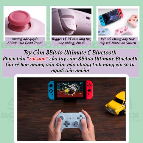 Tay cầm 8Bitdo Ultimate C Bluetooth Controller cho Nintendo Switch
