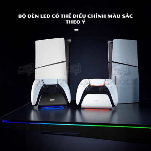 Dock Sạc cho Tay Cầm PS5 DualSense, Đế sạc tay cầm PlayStation 5 chính hãng IINE