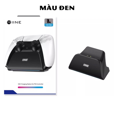 Dock Sạc cho Tay Cầm PS5 DualSense, Đế sạc tay cầm PlayStation 5 chính hãng IINE