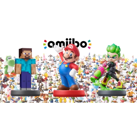 Mô hình Amiibo Minecraft Steve & Alex chính hãng Nintendo