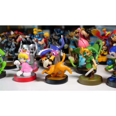 Mô hình Amiibo Minecraft Steve & Alex chính hãng Nintendo